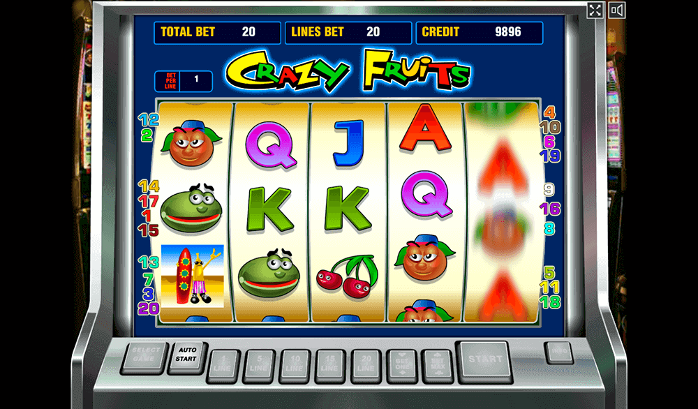 Автоспины в Crazy Fruits Автоспины в Crazy Fruits